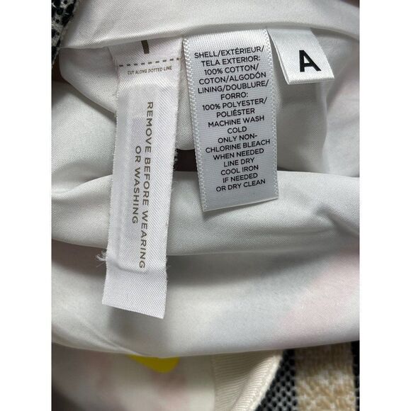 LOFT Costa Jacquard Stripe Shift Mini Skirt, Lined, Size 2 Petite - Picture 7 of 8